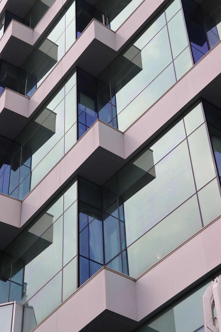 building, modern building, glass